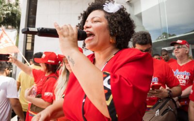 Dani Portela protesta por melhorias na educação pública em Paralisação Nacional