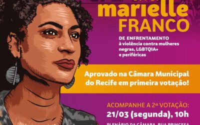 PL do Dia Marielle Franco de Enfrentamento à Violência Política é aprovado em primeira discussão e volta à pauta na segunda (21)