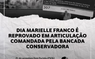 Dia Marielle Franco é reprovado em articulação comandada pela bancada conservadora da Câmara do Recife