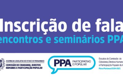 CCDHPP realiza escutas da população para o PPA 2024-2027